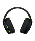 Logitech G435 Wireless Lightspeed Headset - Stereo - Black