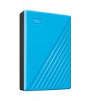 WD My Passport 4TB External USB 3.0 Portable Hard Drive - Blue