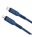 HOCO X59 Cable Type-C to Lighting Anti Bending 1M - Blue