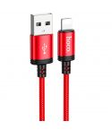 HOCO X89 Lightning Data USB Cable - 1M - Red