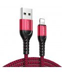 Joyroom Cable Lightning USB 3PCS 0.25M+1.2M+2M N10 -  Red