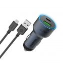MOMAX UC16 Move 2-Ports Car Charger Adapter 67W - Black