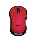 Logitech Mouse Wireless Silent M220 - Red