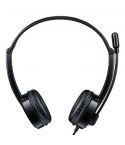 Rapoo H101 Wired Stereo Headset - Black