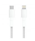 Momo Type-C To Lightning Cable 30W Fast Charging 1.2m, MO-011011 - White