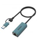 Onten USB to Ethernet Adapter, UE106 - Green 