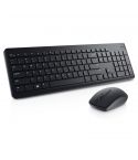 Dell Wireless Keyboard and Mouse, KM3322W - Black