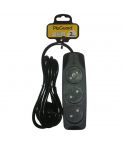 
I Lock Power Strip 3 Outlets Sockets 16A 2M - Black
