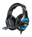 RUNMUS K1B Pro Headset Gaming Wired - Blue