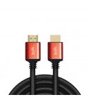 سيا كابل PVC HDMI مضفر الي HDMI 4K طول 5 متر -SIAHD013R - أحمر