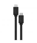 Sia PVC Flat Cable HDMI To HDMI 4K , 3M , SI-HD021B - Black