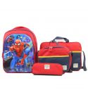 Smart Gate SG-9232 School Backpack Carrying Spider-Man 3 Bundle - Red