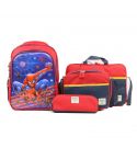 Smart Gate SG-9230 School Backpack Carrying Spider-Man 1 Bundle - Red