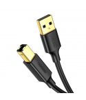 UGREEN Cable USB 2.0 AM TO BM Print 2.M , 20847 - Black