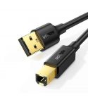 UGREEN Cable USB 2.0 AM TO BM Print 1.5M , 10350 - Black