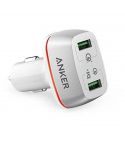 Anker Charger Car PowerDrive + 2 Ports - A2224H21 - White