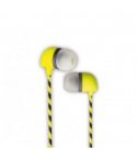 Iconz In Ear Headset With Microphone - Black / Yellow 