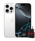 iPhone 16 Pro 256GB - White Titanium ( 2 Year Warranty ) + Free Gift Samsung 25Watt Adapter