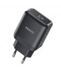 Yesido Quick Charger Adapter USB-C PD 25W - Black