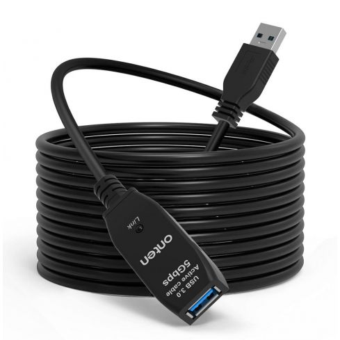 Onten Cable Ultra High Speed USB3.0 Extender Cable OTN-US207 - Black