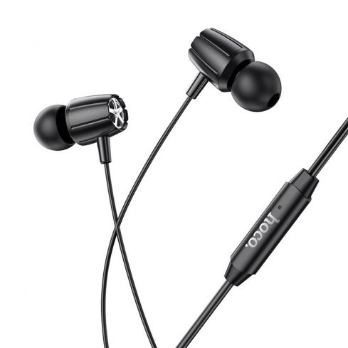 Hoco M88 Wired earphones 3.5mm with mic - Black