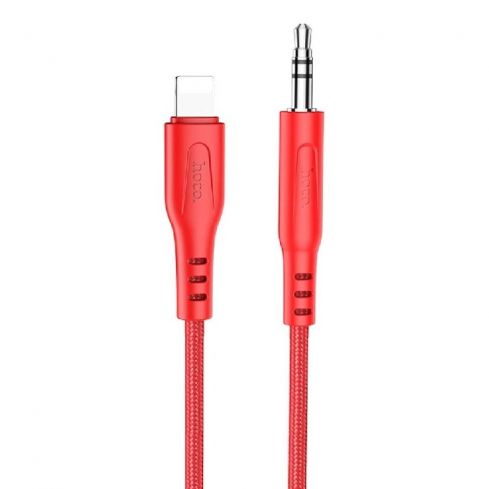 Hoco UPA18 Cable Lightning to 3.5mm audio conversion - Red