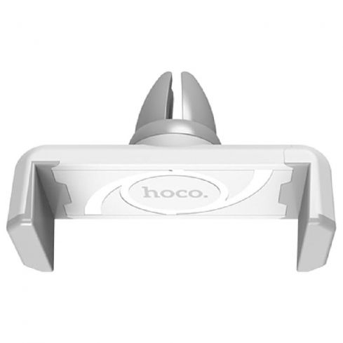 Hoco CPH01 Car Holder Phone Clip Air Outlet Mount - White