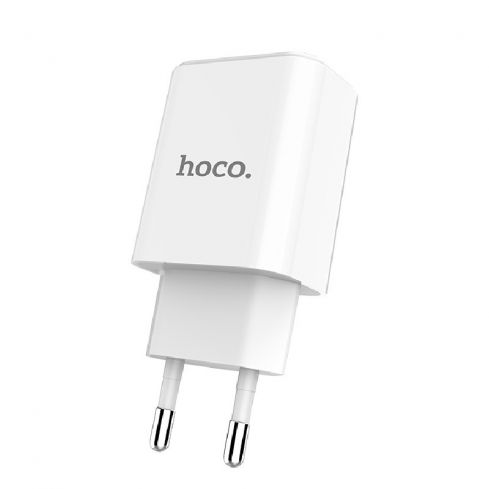 Hoco C62A Victoria dual port charger - White