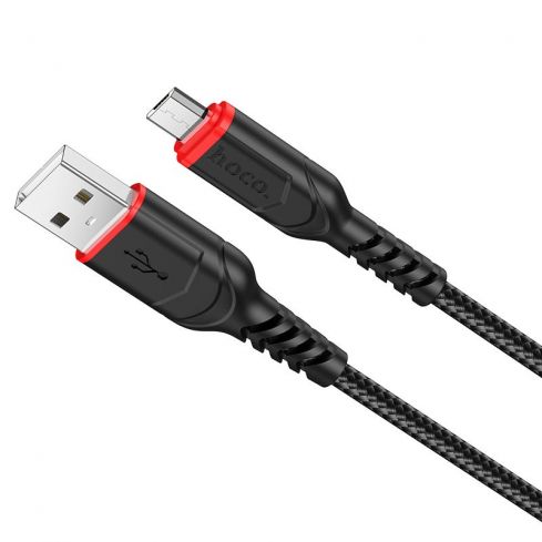 هوكو X59 كابل USB إلى مايكرو، 2متر - أسود