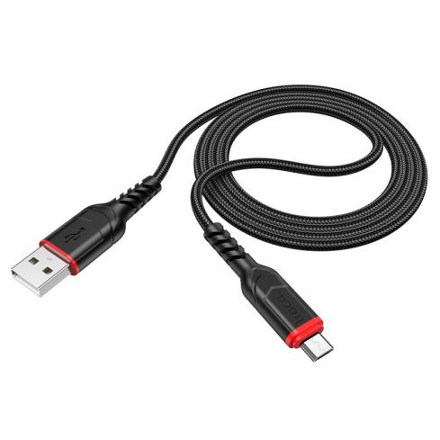 هوكو X59 كابل USB إلى مايكرو، 2متر - أسود
