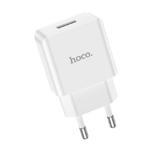 Hoco C106A Charger 10.5W With USB-A to Type-C Cable - White