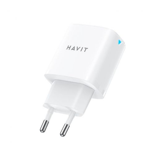 Havit ST922 Wall Charger 22.5W With Type-C Cable - White