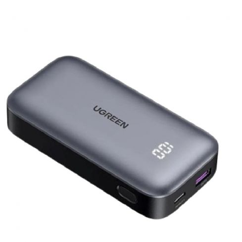 UGREEN 10,000mAh Fast Charging Power Bank 30W, PB502 - Gray