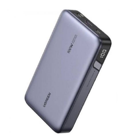 UGREEN 20000mAh Fast ChargrePower Bank 100W, PB720 - Gray