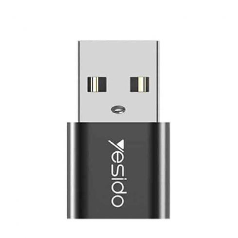 ييسيدو محول USB-C إلى USB-A، GS09 - أسود