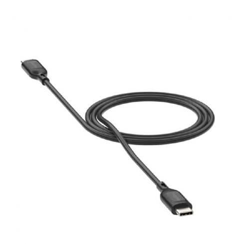 موفي كابل شحن USB-C إلى USB-C 60 واط، 1 متر - أسود