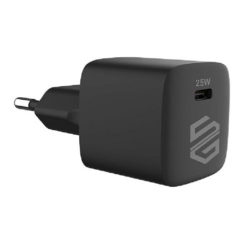  سمارت جيت شاحن بقدرة 25 واط USB-C PD - أسود