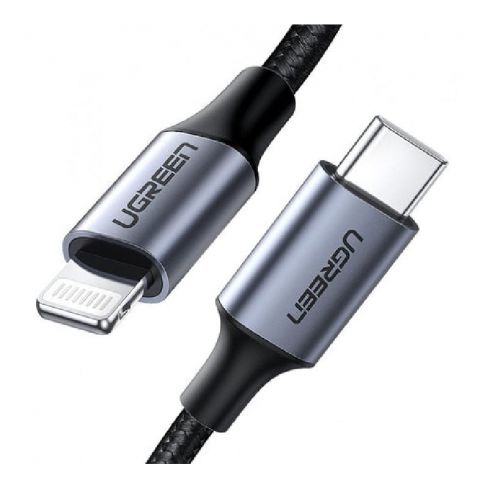 يوجرين كابل لايتنج إلى USB-C للشحن السريع PD 1 متر - أبيض