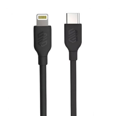 سمارت جيت كابل USB-C إلى Lightning شحن سريع 20 واط، 1.8 متر - أسود