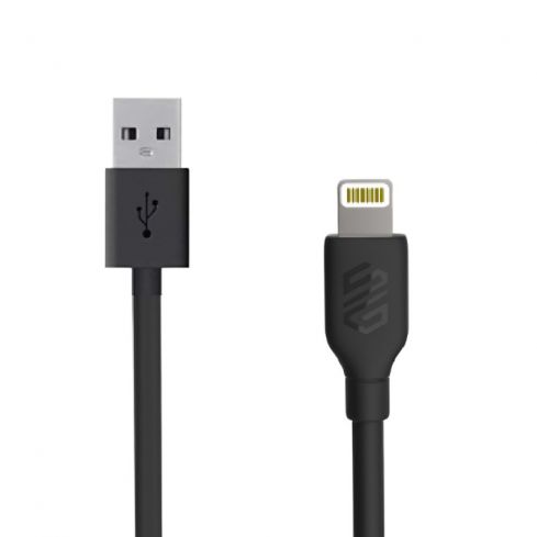 سمارت جيت كابل من USB-A إلى Lightning، طول 1متر - أسود