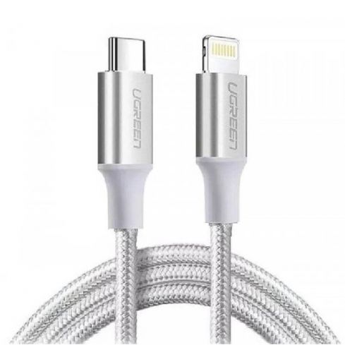 يوجرين كابل USB-C إلى Lightning PD بطول 1 متر  36واط، 70523 - فضي
