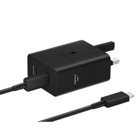 Samsung Galaxy 50W PD Power Adapter 3Pain With USB-C Cable - Black