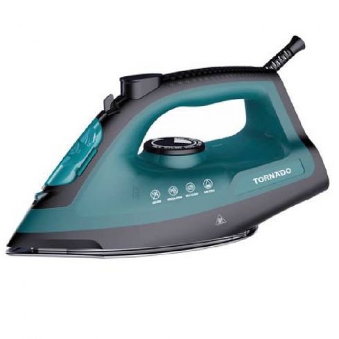 Tornado Steam Iron 2000-2400 Watt Ceramic Soleplate, TST-SE2000 - Turquoise