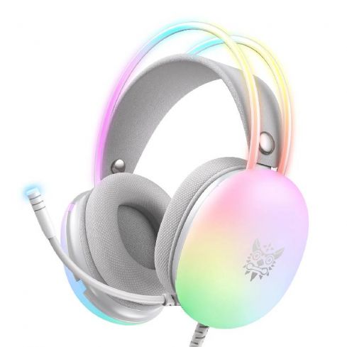 Onikuma X25 Gaming Headset RGB - White