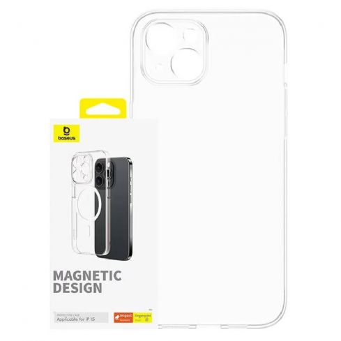 Baseus Magnetic Back Cover for Apple iPhone 15 - Clear