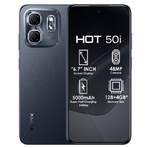 Infinix Hot 50i 4GB Ram, 256GB - Sleek Black