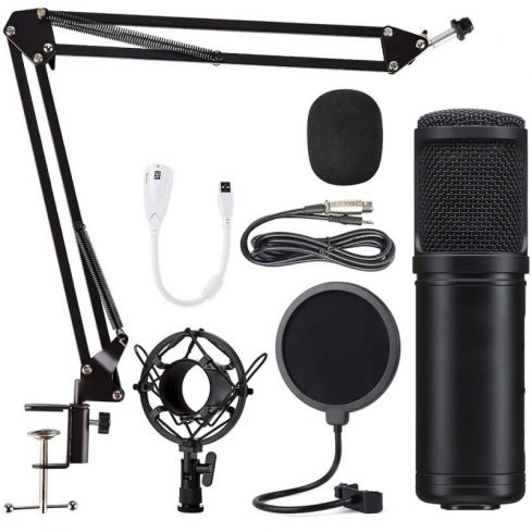 General M-11 Wired Microphone With Stand - Black