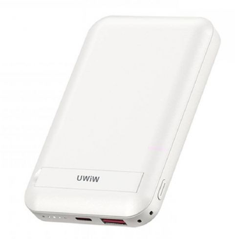 WIWU Power Bank Magnetic 10000mAh Wireless Snap Cube - White