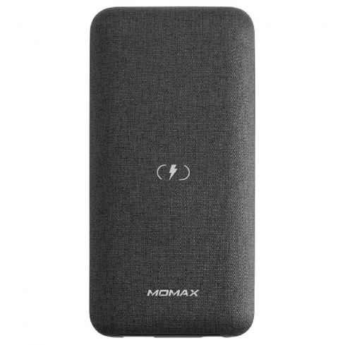 Momax Q.Power Touch Wireless Charging Power Bank 10000mAh, IP91MF - Black