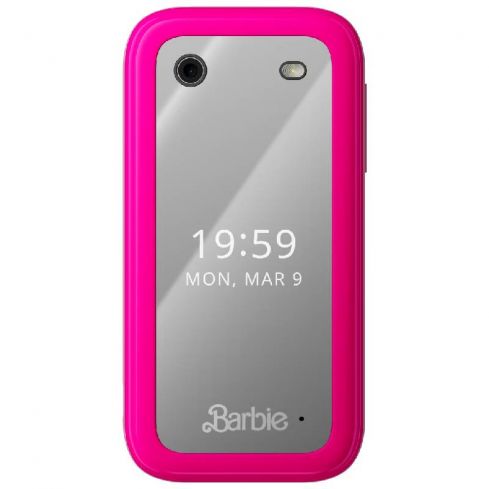 HMD Barbie Flip Phone 64MB RAM, 128MB - Pink